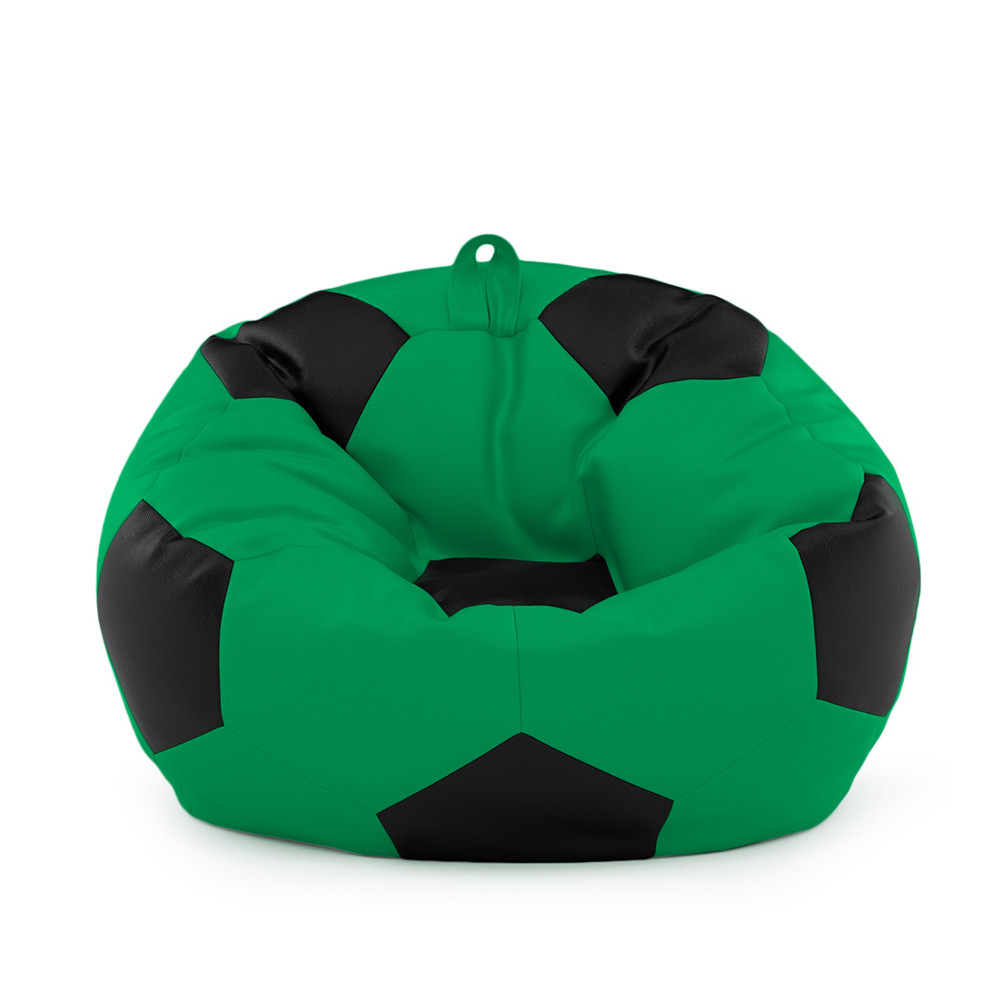 Крісло мішок М'яч Оксфорд 100 см Студія Комфорта розмір Стандарт Зелений + Чорний SC, код: 6498874