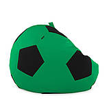 Крісло мішок М'яч Оксфорд 100 см Студія Комфорта розмір Стандарт Зелений + Чорний SC, код: 6498874, фото 3