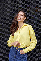 Рубашка SL-FASHION 481.1 42 Желтый LW, код: 8302890