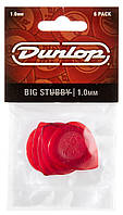 Медиаторы Dunlop 475P1.0 Big Stubby Player's Pack 1.0 mm (6 шт.) SM, код: 6555652