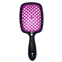 Расческа для волос Janeke Superbrush small Черный с фиолетовым VA, код: 8289740