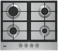 Газовая варочная поверхность Beko HIAG 64225 SX Хром (6340940) FT, код: 8304580