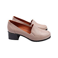 Туфлі жіночі Phany капучино натуральна шкіра 264-22DTC 37 XN, код: 8359724