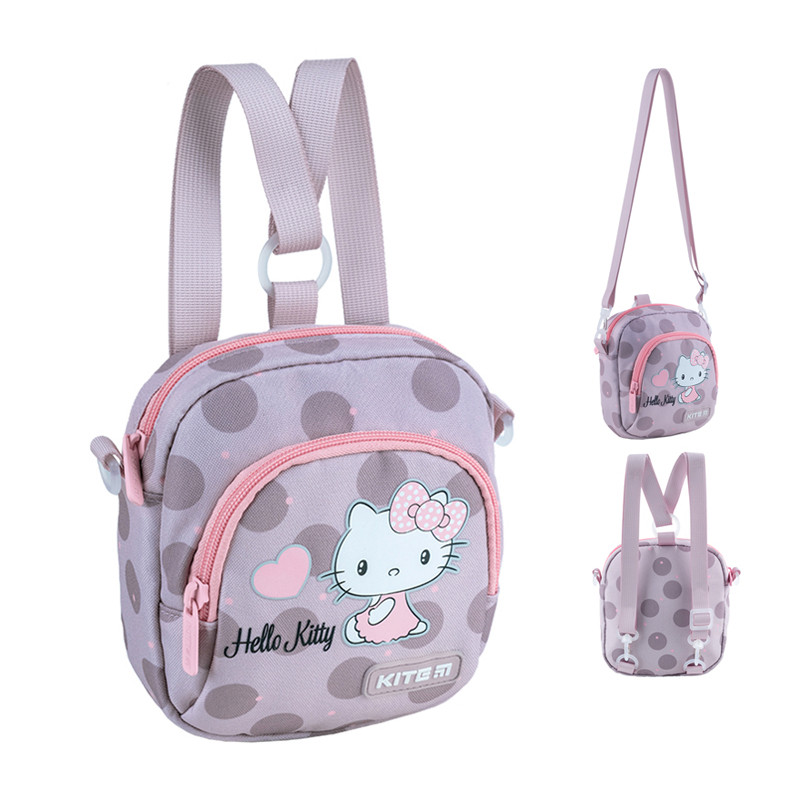 Сумка-рюкзак для дитячого садка Kite Hello Kitty HK24-2620 16.5x15x5 см бежевий