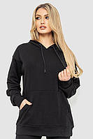 Худи женский турецкая петля черный 129R002 Ager Oversize GG, код: 8388552