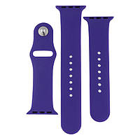 Ремешок Band Silicone Two-Piece для Apple Watch 38 Apple Watch 40mm Elegant purple QT, код: 7444088