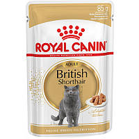 Паучі Royal Canin BRITISH SHORTHAIR ADULT 85 г (9003579001257) (2032001) SB, код: 7581559