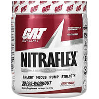 Комплекс до тренировки GAT Nitraflex 312 g 30 servings Fruit Punch HH, код: 7521092