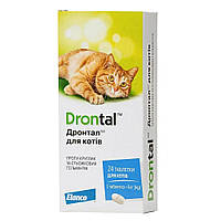 Дронтал 1уп.(24 таблетки) для кошек (антигельминтик) a