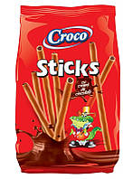 Палички із шоколадним кремом CROCO STICKS 80 г XN, код: 8019102