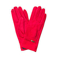 Перчатки LuckyLOOK женские экозамш Smart Touch 688-712 One size Красный IN, код: 6885414