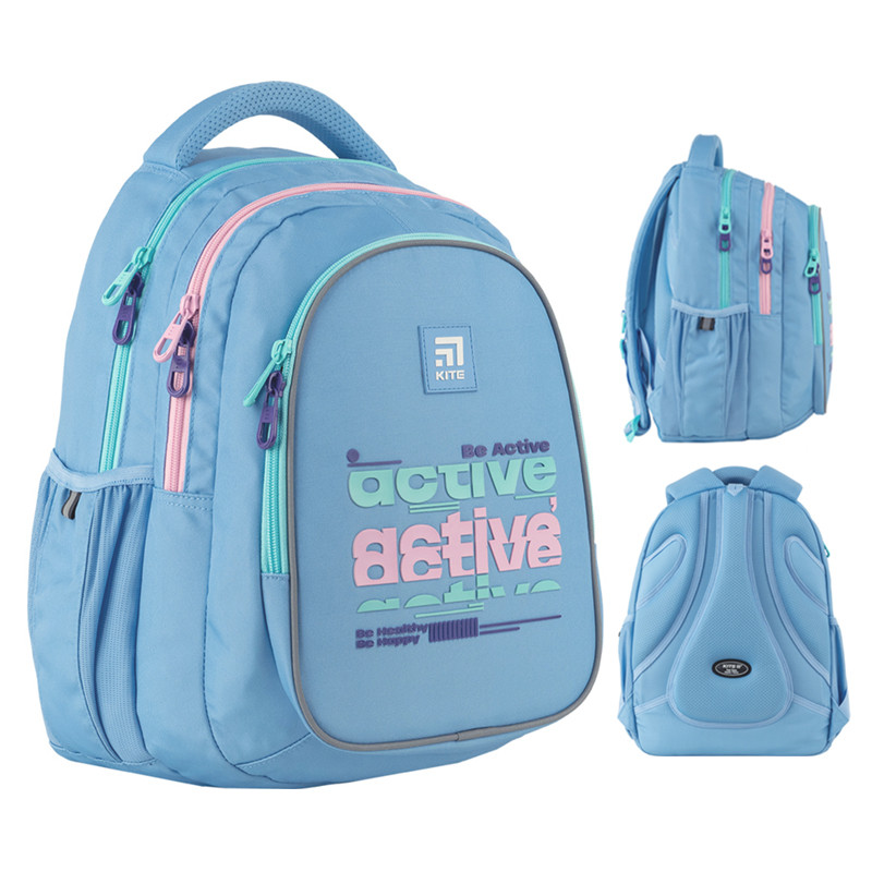 Рюкзак шкільний Kite teens K24-8001M-1 40x29x17 см блакитний