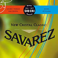 Струны для классической гитары Savarez 540CRJ New Cristal Classical Guitar Strings Mixed Tens ET, код: 6729440