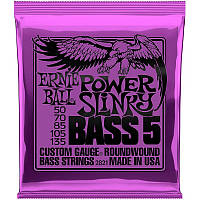 Струны для бас-гитары Ernie Ball 2821 Power Slinky Nickel Wound 5-String Bass 50 135 ET, код: 6838971