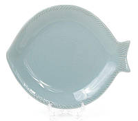 Блюдо Bona сервировочное Ceramic Морской Бриз Рыба 31х25х3см DP40955 UP, код: 7426495
