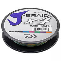 Шнур Daiwa J-Braid X4E 0.10мм 150м Multi Color (2142087 12745-010) GT, код: 7715892