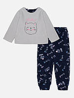 Пижама для девочки 98 серый Бома ЦБ-00231602 XN, код: 8430996
