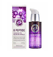 Сыворотка для лица с пептидами Premium 8 Peptide Sensation Pro Balancing Ampoule Enough 30 мл EV, код: 8153408