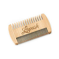 Гребень для волос и бороды в чехле Lapush 100 х 52 х 5 мм EM, код: 8254701