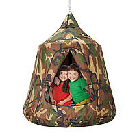 Гамак VEVOR Hanging tree tent ceiling swing hammock with LED light, 46" H x 43.4" diameter.