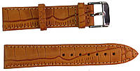 Ремешок для часов кожаный Mykhail Ikhtyar ширина 20 мм Рыжий (S20-418S orange) DH, код: 8151404