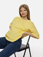 Женская футболка оверсайз XL желтый Yuki ЦБ-00210726 SK, код: 8422137