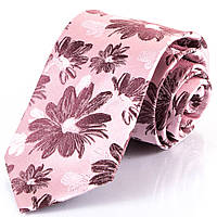 Галстук шелковый розовый стандартный Schönau - 09 GG, код: 7764098