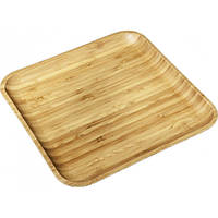 Блюдо бамбуковое квадратное 33*33 см Wilmax Bamboo WL-771026 GR, код: 8179834