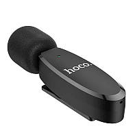 Микрофон петличка беспроводной HOCO L15 Black BM, код: 8296601