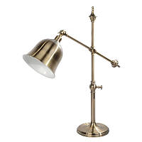 Настольная лампа лофт Brille 60W BL-156 Латунь BM, код: 7271349