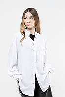 Блуза однотонная женская OnMe CTM OM-WTC02333 XL Белый (2000989947622) z114-2024