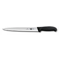 Кухонный нож Victorinox Fibrox Slicing для нарезки 25 см Черный (5.4403.25) PR, код: 1709108