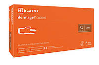 Перчатки латексные Mercator Medical Dermagel Coated XL Белые 100 шт (00-00000139) UT, код: 8246392