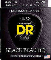 Струны для электрогитары DR BKE-10 52 Black Beauties Big Heavy K3 Coated Electric Guitar Str BM, код: 6555804