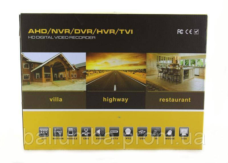 Регистратор для видеонаблюдения DVR 16 канальный UKC CAD 1216 AHD BM, код: 2400498 - фото 3 - id-p2159547436