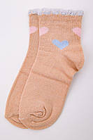 Хлопковые детские носки бежевого цвета 167R601-1 Ager 3-4 года UP, код: 8387964