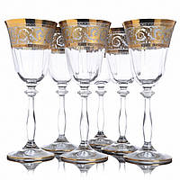 Набор бокалов для вина Lora Бесцветный H70-016 205ml TO, код: 7242499
