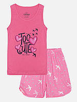 Пижама для девочки 122 малиновый vitmo ЦБ-00217260 LW, код: 8431093