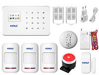 Комплект сигнализации Kerui G18 spec для 2-комнатной квартиры (TTDGF37F8FN) TH, код: 1335631