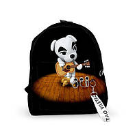 Рюкзак Аниме Jsstore Собака с гитарой Черный GG, код: 2741580