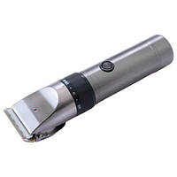Профессиональная аккумуляторная машинка для стрижки волос Promotec PM 358 Серебро EJ, код: 7784799