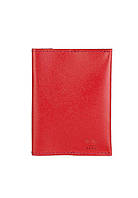 Кожаная паспортная обложка красная сафьян The Wings TO, код: 8321744