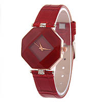 Годинник жіночий наручний Cube red (hub_9xbn9m) GG, код: 2584698