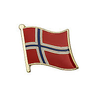 Значок BROCHE Флаг Норвегии разноцветный BRGV113665 NB, код: 8157817