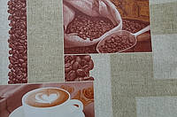Обои на бумажной основе влагостойкие Шарм 105-03 Кофе декор оливковые (0,53х10м.) TP, код: 7664059