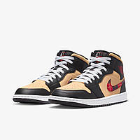 Кроссовки мужские Jordan 1 Mid Se (DZ5329-001) 40.5 Черный BB, код: 8027457