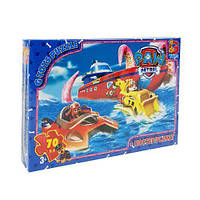 Пазлы G-Toys Щенячий патруль, 70 элементов + плакат PW0828 ET, код: 2638280