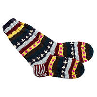 Шкарпетки теплі Тапа Kathmandu вовну яка M Різнобарвні візерунки (27260) GG, код: 7934016