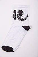 Білі жіночі шкарпетки з малюнком 167R520 Ager 36-40 NX, код: 8236487