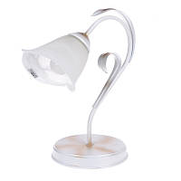 Настольная лампа флористика декоративная Brille 60W BKL-468 Золотистый VK, код: 7272046
